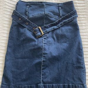 Free People Denim Skirt